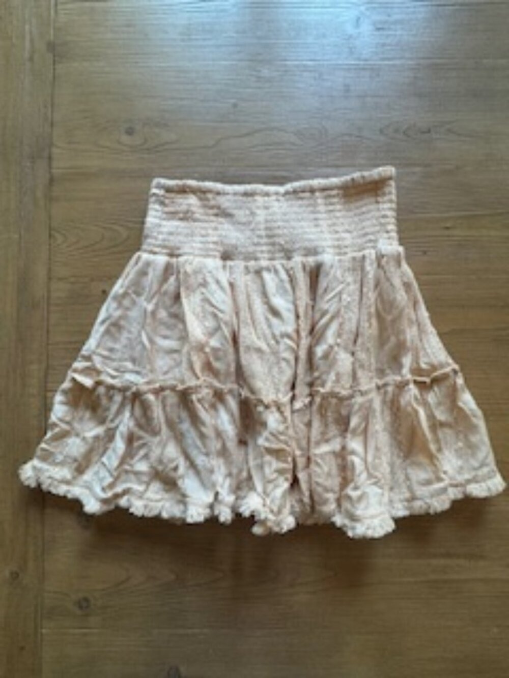 Tiered mini skirt
